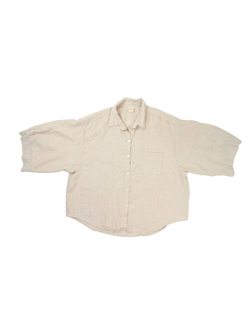Deiji Studios 03 Linen Shirt in Cream